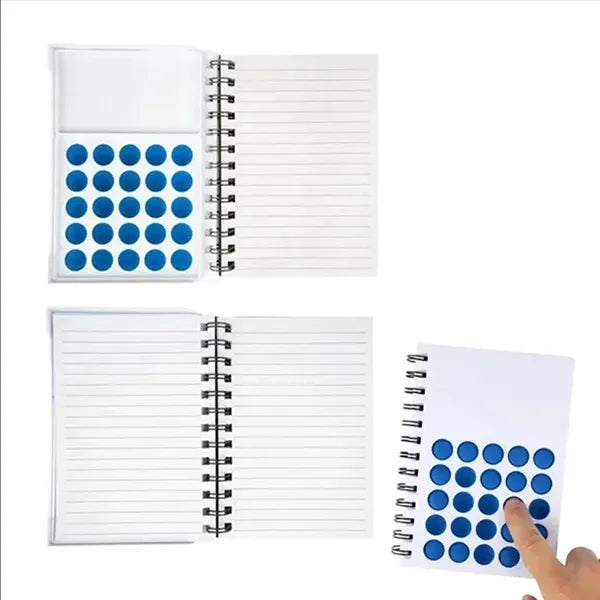 Silicone A5 Bubbles Pop-It Notebook