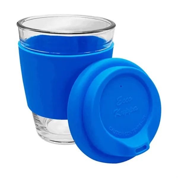 12oz Party Silicone Glass Coffee Cup