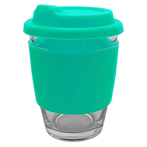 12oz Party Silicone Glass Coffee Cup