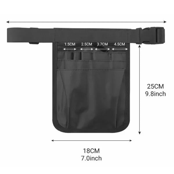 Multi Pocket Nurse Waist Pouch for Medical Tools