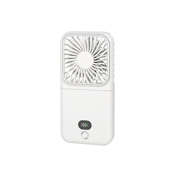 2500mAh USB Rechargeable Foldable Handheld Fan with Mirror