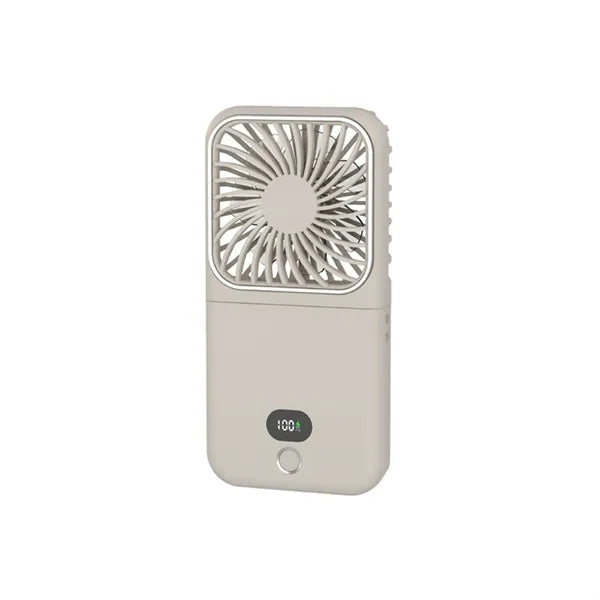 2500mAh USB Rechargeable Foldable Handheld Fan with Mirror