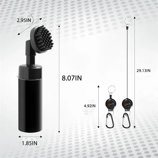 Golf Club Large Capacity Spray Bottle Cleaning Brushs