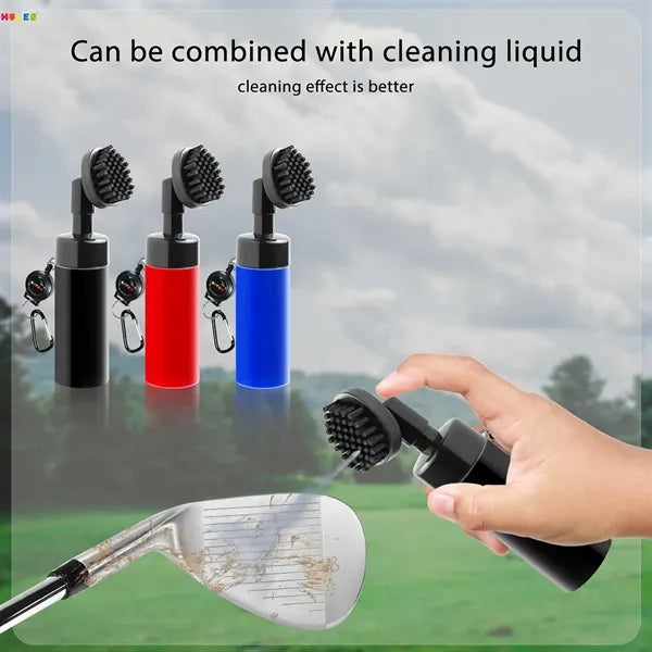 Golf Club Large Capacity Spray Bottle Cleaning Brushs