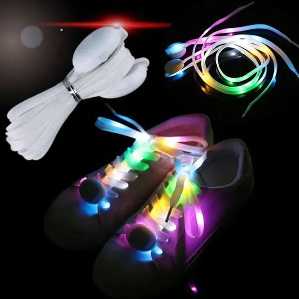 LED lighting shoelaces