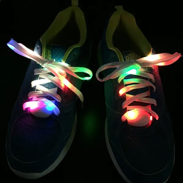 LED lighting shoelaces