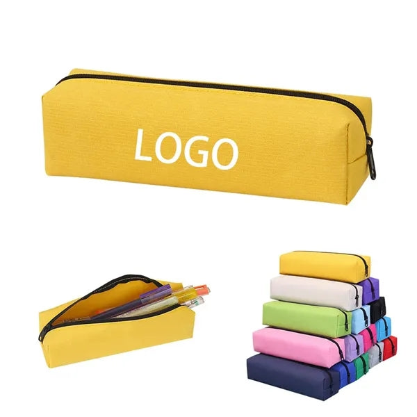 Oxford Pencil Pouch with Zipper