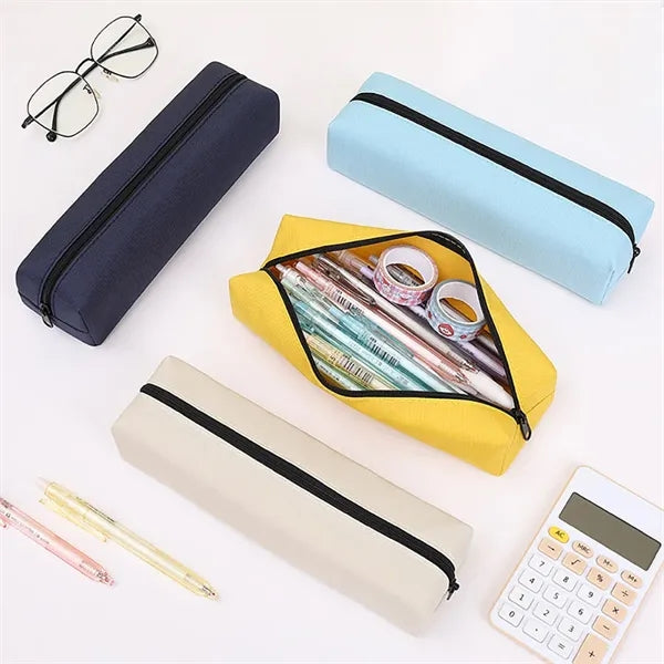 Oxford Pencil Pouch with Zipper