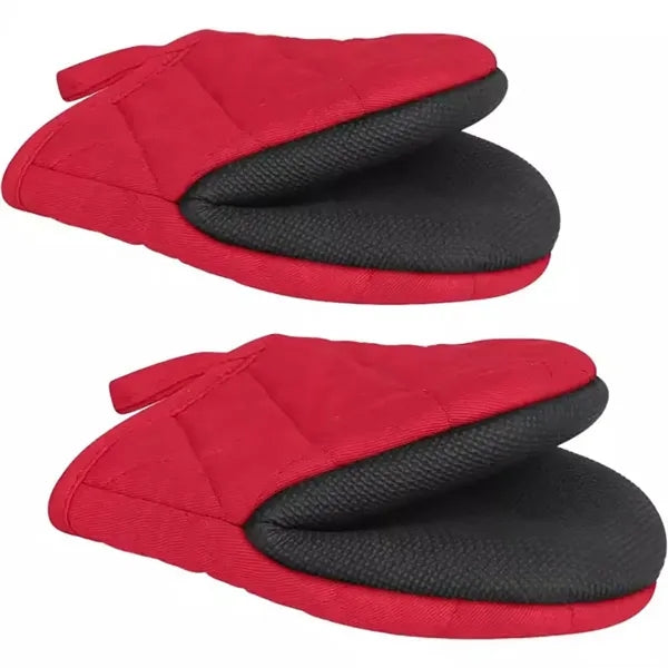 Non-Slip Heat Resistant Oven Kitchen Cooking Duckbill Gloves