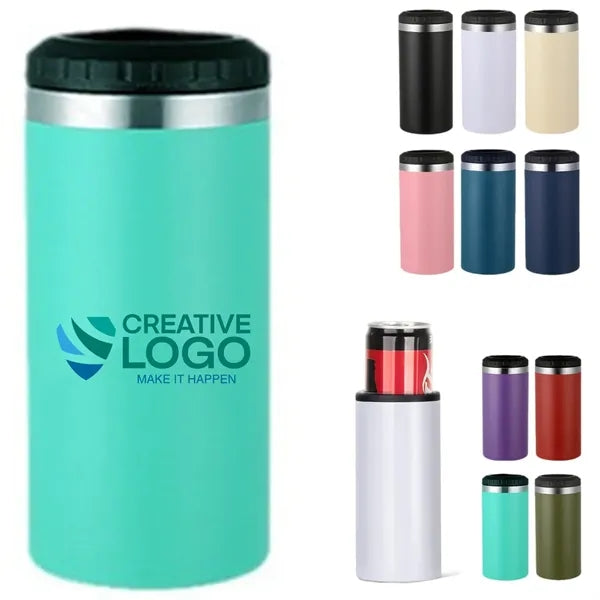 12oz Slim Stainless Steel Can Cooler