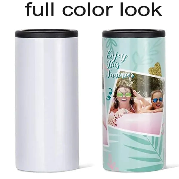 12oz Slim Stainless Steel Can Cooler