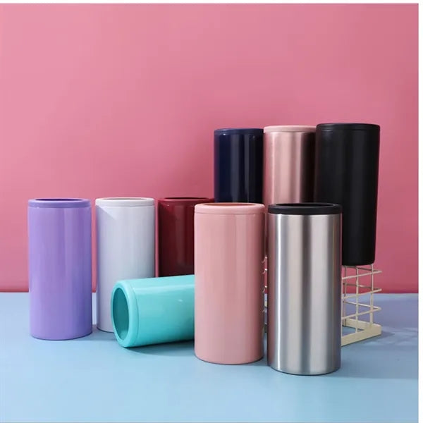 12oz Slim Stainless Steel Can Cooler