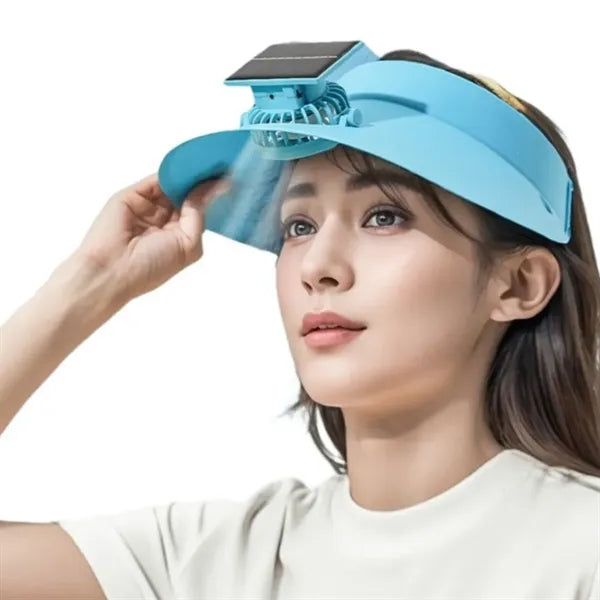Solar-Powered Sun Hat with Backup USB Charging