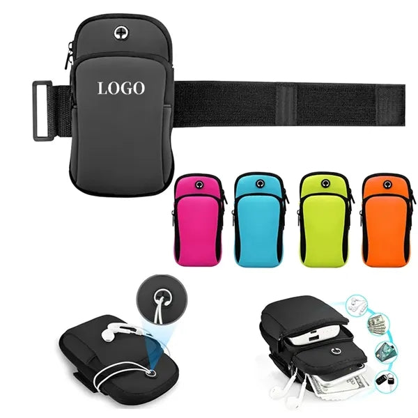 Outdoor sports armband running mobile phone arm bag