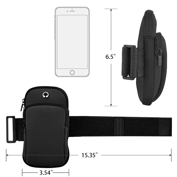 Outdoor sports armband running mobile phone arm bag