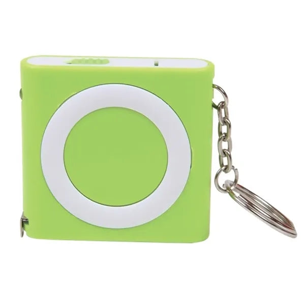 LED Tape Measure With Light And Keychain