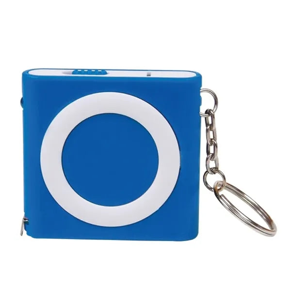 LED Tape Measure With Light And Keychain