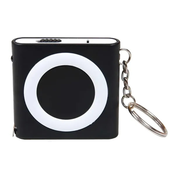 LED Tape Measure With Light And Keychain