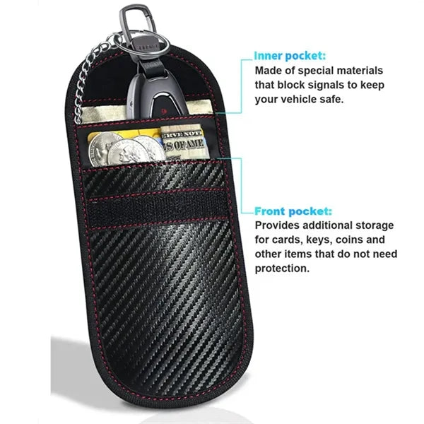Car Shielded Key Case Anti-Magnetic Anti-Theft Card Holder