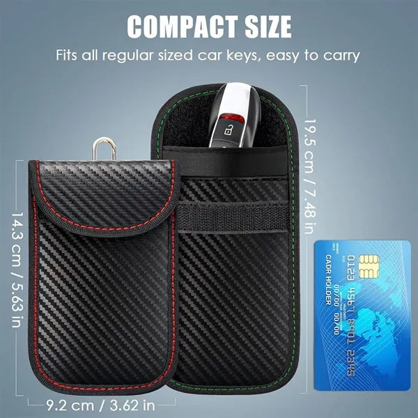 Car Shielded Key Case Anti-Magnetic Anti-Theft Card Holder
