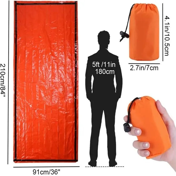 Portable Emergency Blanket for Survival Gear