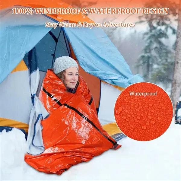 Portable Emergency Blanket for Survival Gear