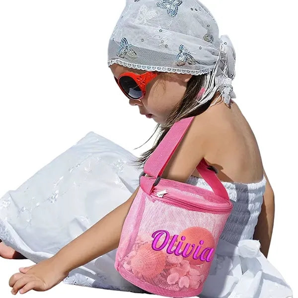Children's Mesh Bag Beach Toy Storage Tote