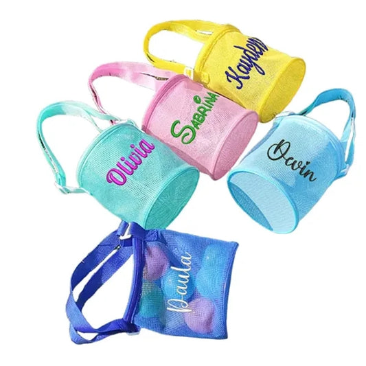 Children's Mesh Bag Beach Toy Storage Tote