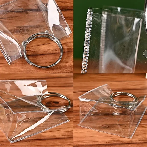 PVC Clear Tote w/ Round Metal Handle