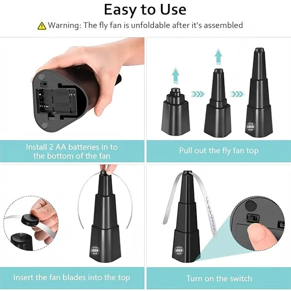 Holographic Blade Indoor And Outdoor Fly Repellent Fan