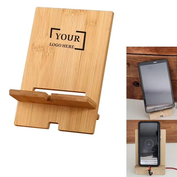 Adjustable Wooden Phone Stand For Watching Videos