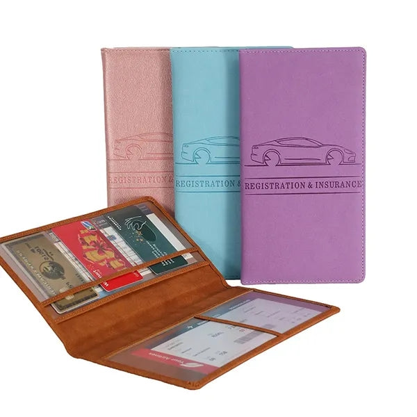 PU Leather Car Document Holder