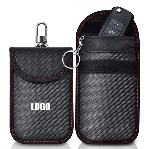 Carbon Fiber RFID Shield Key Pouch