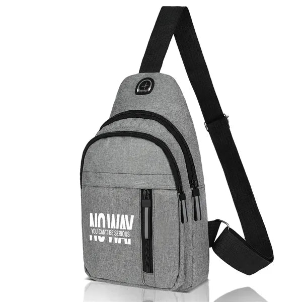 Crossbody Sling Backpack ( 6.7" X 12" X 3" )