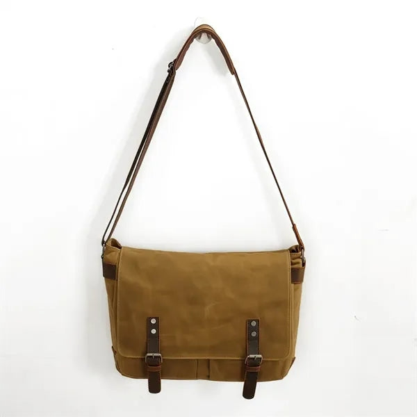 Laptop Messenger Bag for Mens14 Inch Waterproof Vintage