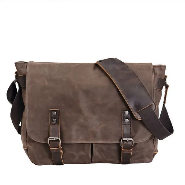 Laptop Messenger Bag for Mens14 Inch Waterproof Vintage