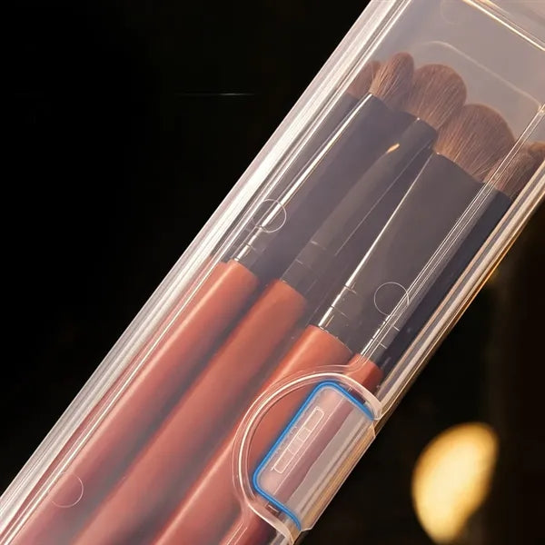 Portable Travel Cosmetic Brush Holder Dispenser Cutlery