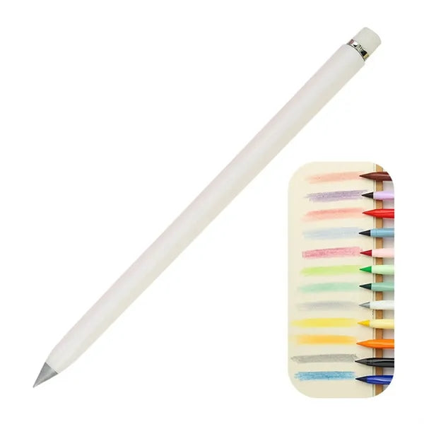 Set of 12 Erasable Colored Pencils for Drawing