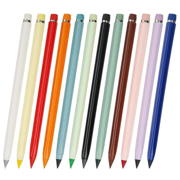 Set of 12 Erasable Colored Pencils for Drawing