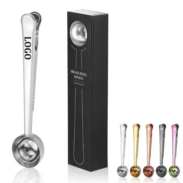 15ml 2-in-1 Stainless Steel Measuring Scoop Clip
