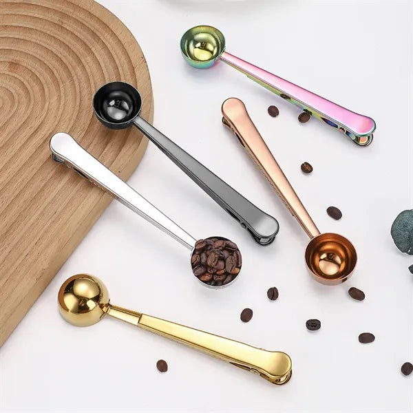 15ml 2-in-1 Stainless Steel Measuring Scoop Clip
