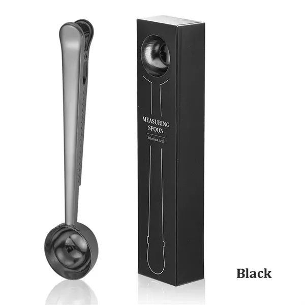 15ml 2-in-1 Stainless Steel Measuring Scoop Clip