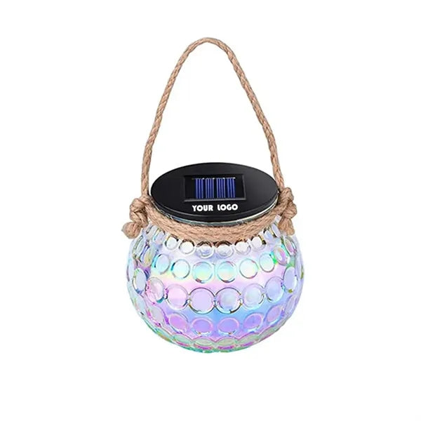 Glass Can Shape Solar Lamp