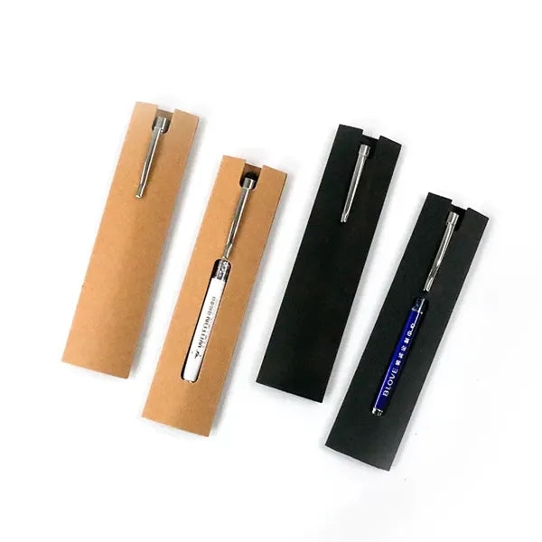 Eco-Friendly Kraft Paper Pen Sleeve