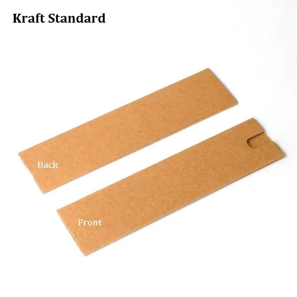 Eco-Friendly Kraft Paper Pen Sleeve