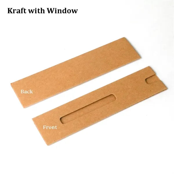 Eco-Friendly Kraft Paper Pen Sleeve