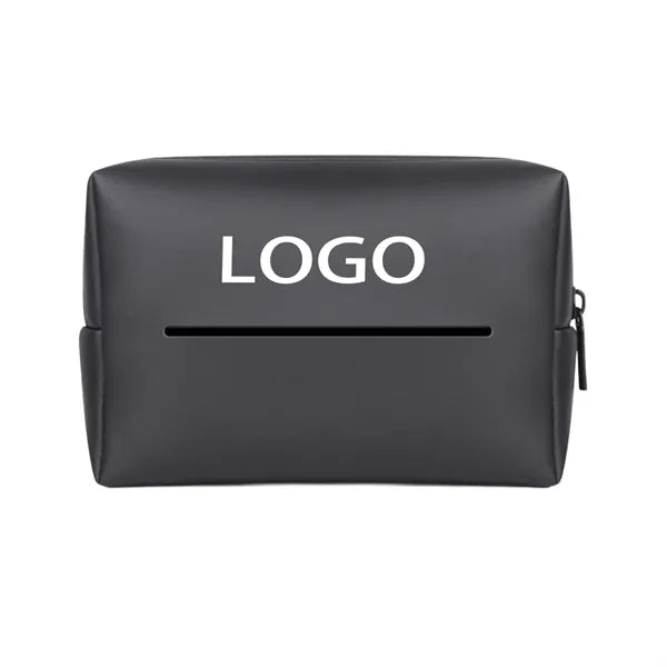 Leather Car Armrest Tissue Box
