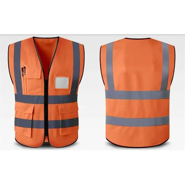 Reflective Safety Vest W/pockets