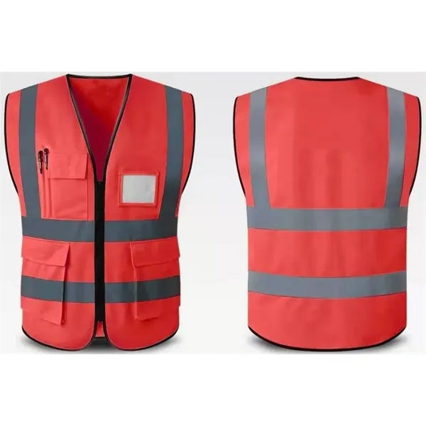 Reflective Safety Vest W/pockets