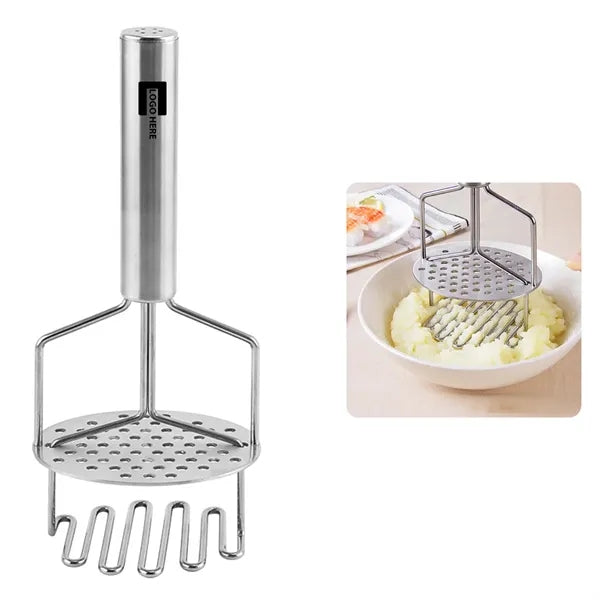 Stainless Steel Potato Masher w/ Laser Imprint